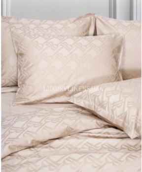 Постільна білизна LUXURY LINENS Jacguard My Love 2 BEIGE