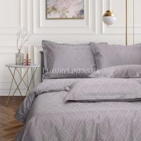 Постільна білизна LUXURY LINENS Jacguard My Love 2 GRAY