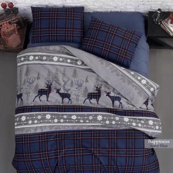 Постільна білизна Frst Choice Happiness blue 100% бавовна