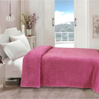 Простирадло Iris Home махрова - Azalea pink 190*220