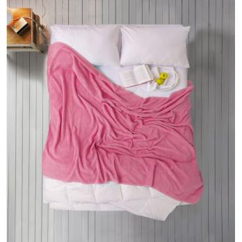 Простирадло Iris Home махрова - Azalea pink 190*220