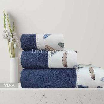 Набір рушників LA MAISON Vera Mavi 70x140/50x90/30x50+парфум 100% бабовна