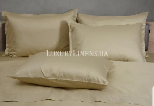 Комплект постільної білизни LUXURY LINENS Cecilia Beige 100% єгипетська бавовна