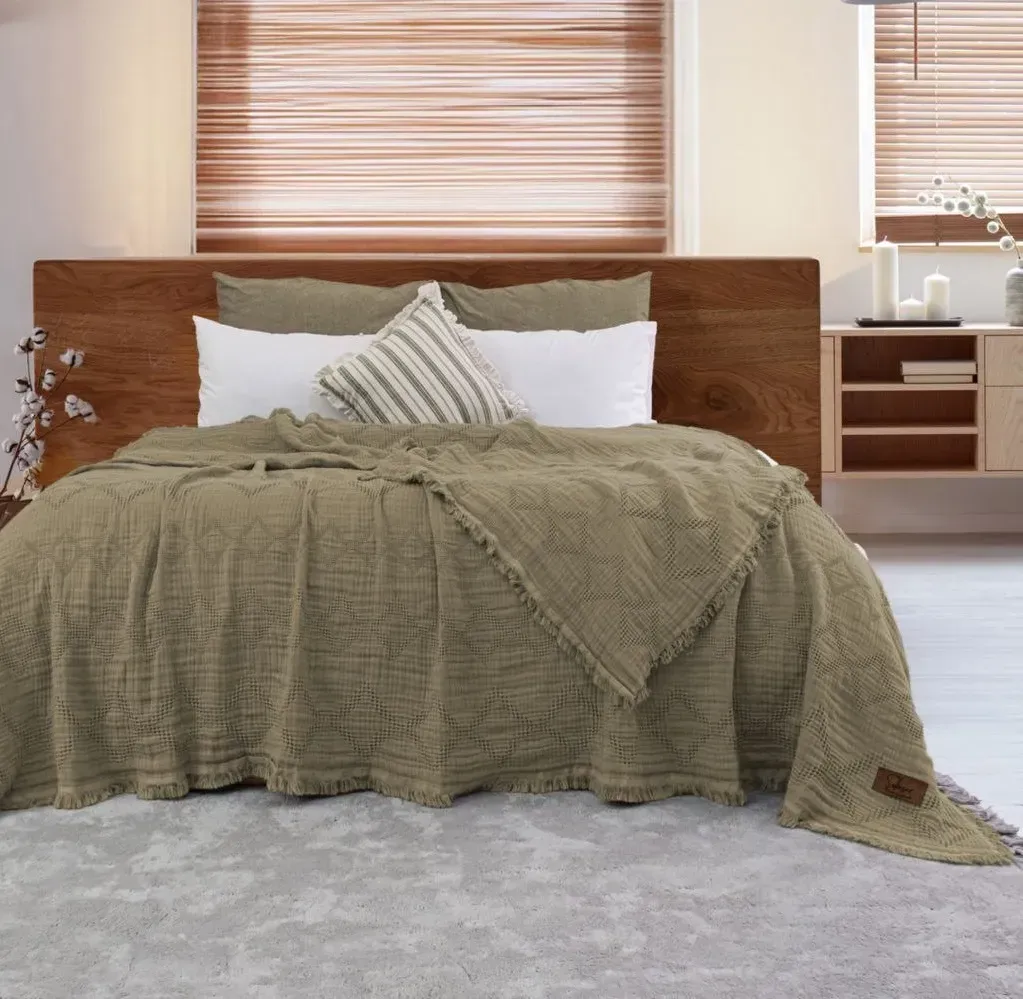 Покривало Saheser - Pike Oscar khaki 240*260