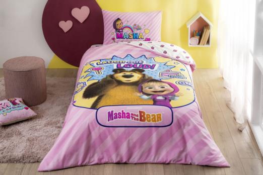 Постільна білизна TAC Disney Masha & The Bear Super Cute дитяча