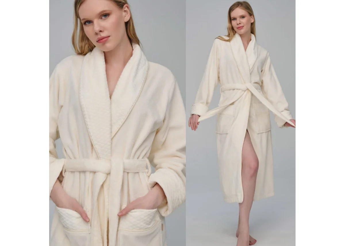 Жіночий махровий халат Nusa № 4377