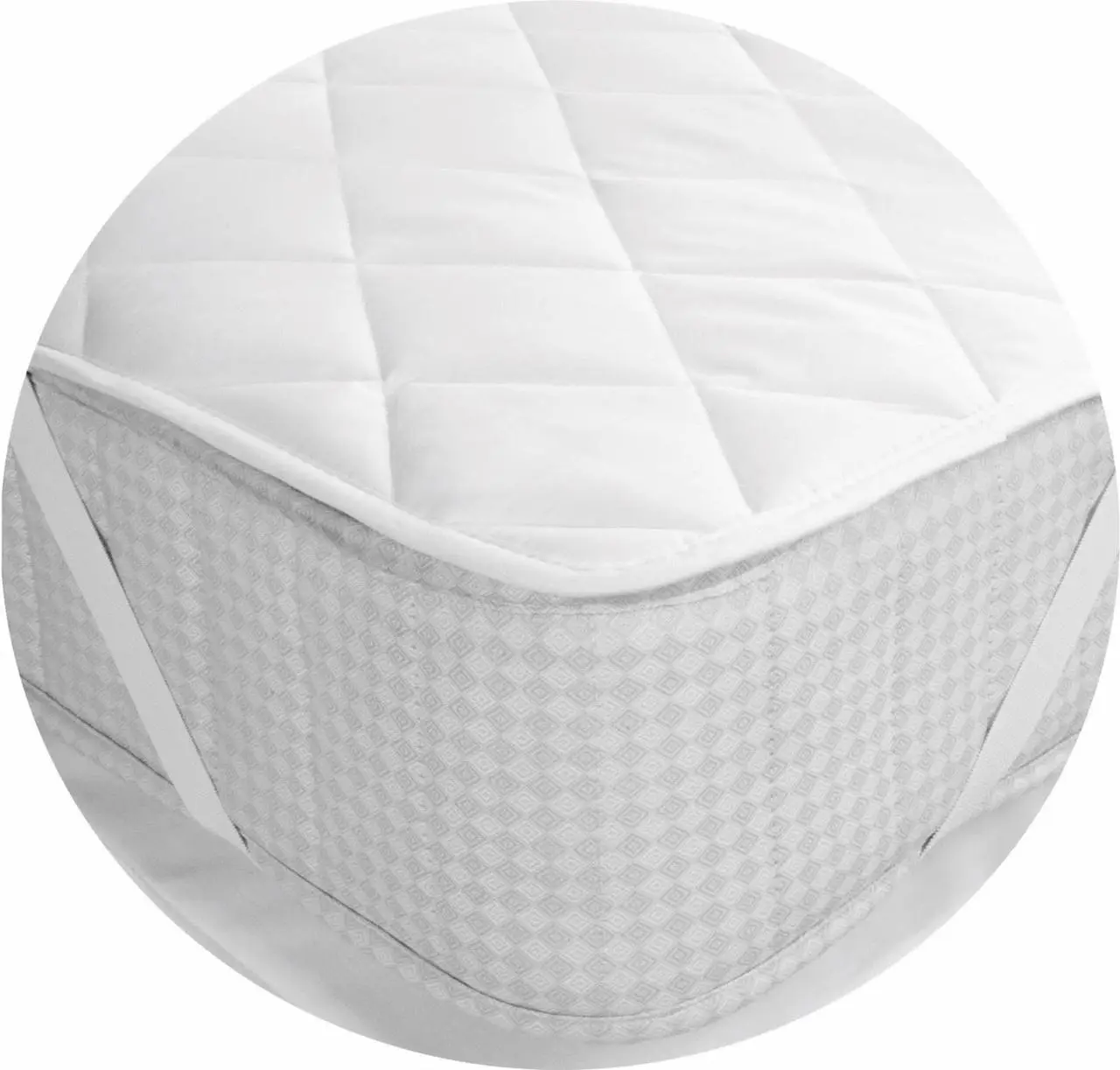 Наматрацник водонепроникний Buanart з гумками по периметру 180 на 200 см;160 на 200 см