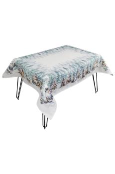 Новорічна гобеленова скатертина Казкові гноми