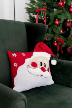 Наволочка декоративна в'язана