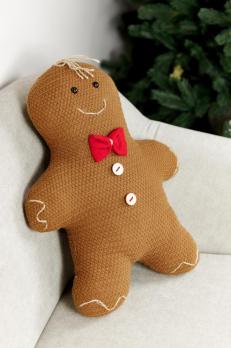 Декоративний виріб подушка Пряник