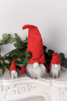 Декоративна іграшка гном-стоппер у ковпаку