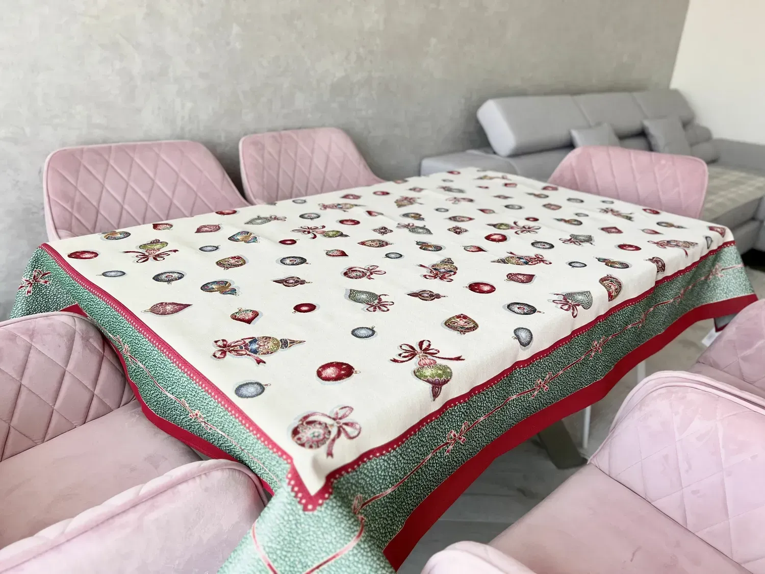 Скатертина гобеленова RUNNER336V Ялинкові прикраси Limaso