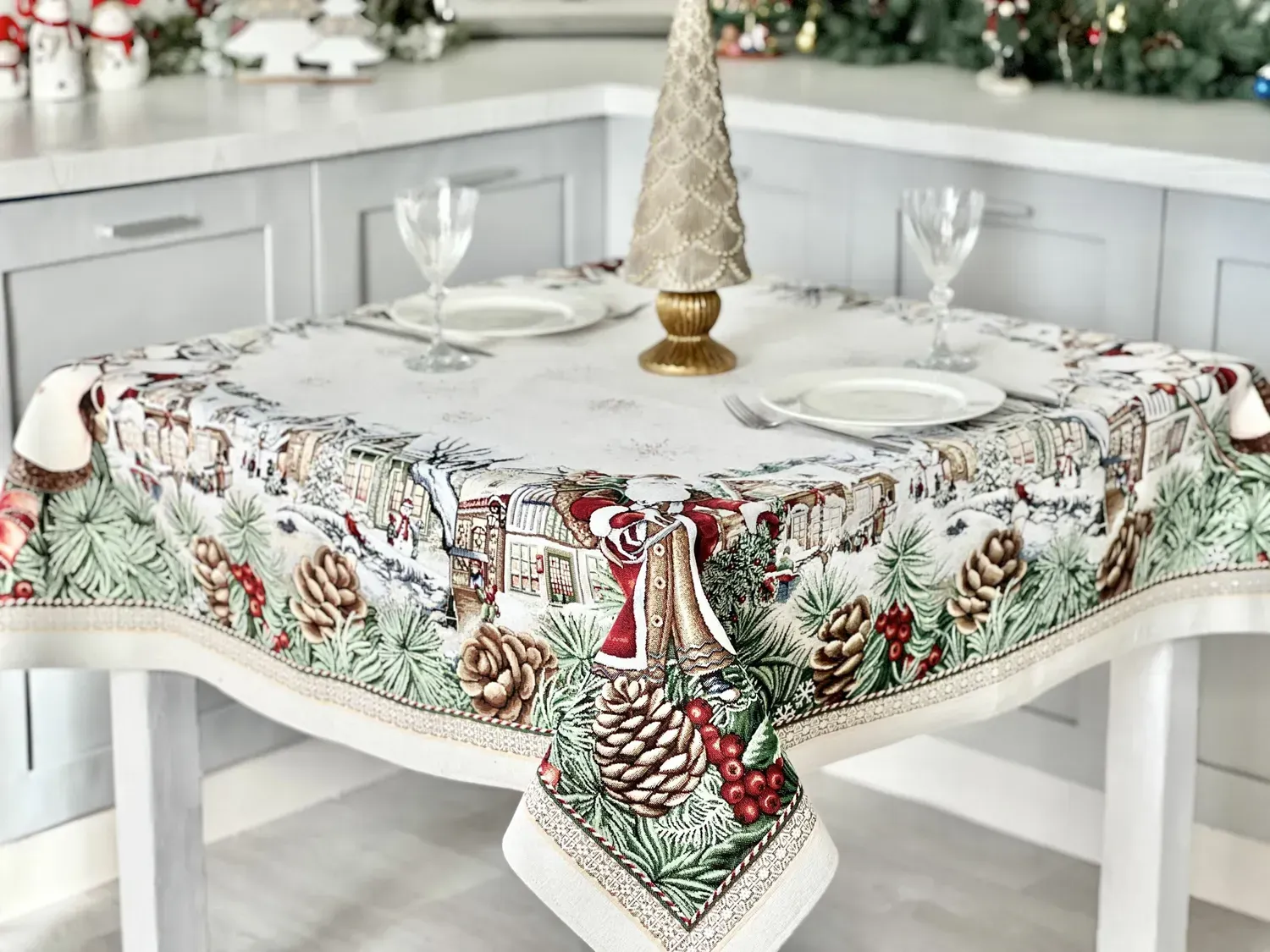 Скатертина гобеленова MOROZ Limaso