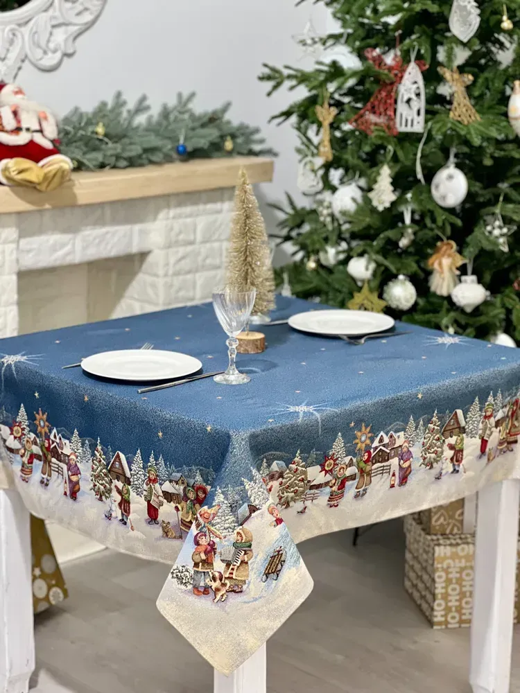Скатертина гобеленова RUNNER1160 Колядники Limaso
