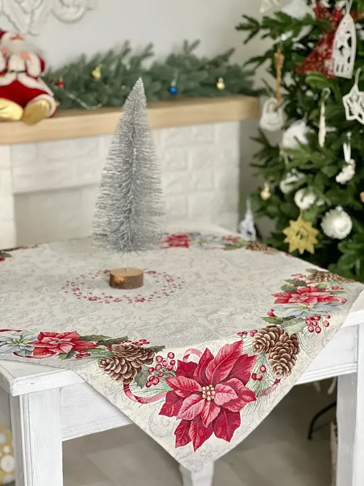 Скатертина гобеленова RUNNER1198 Різдвяник Limaso