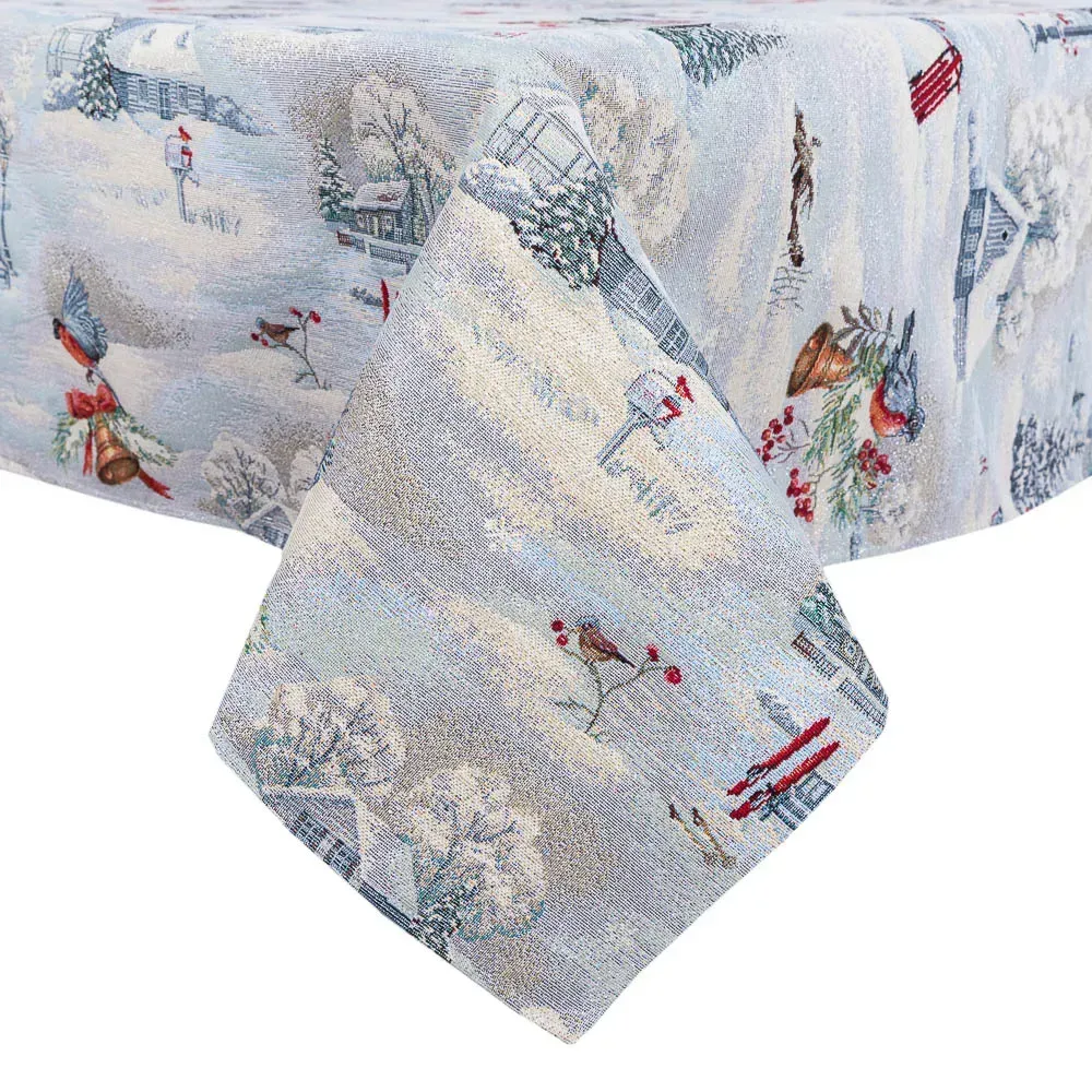 Скатертина гобеленова EDEN1254 Снігова Казка Limaso