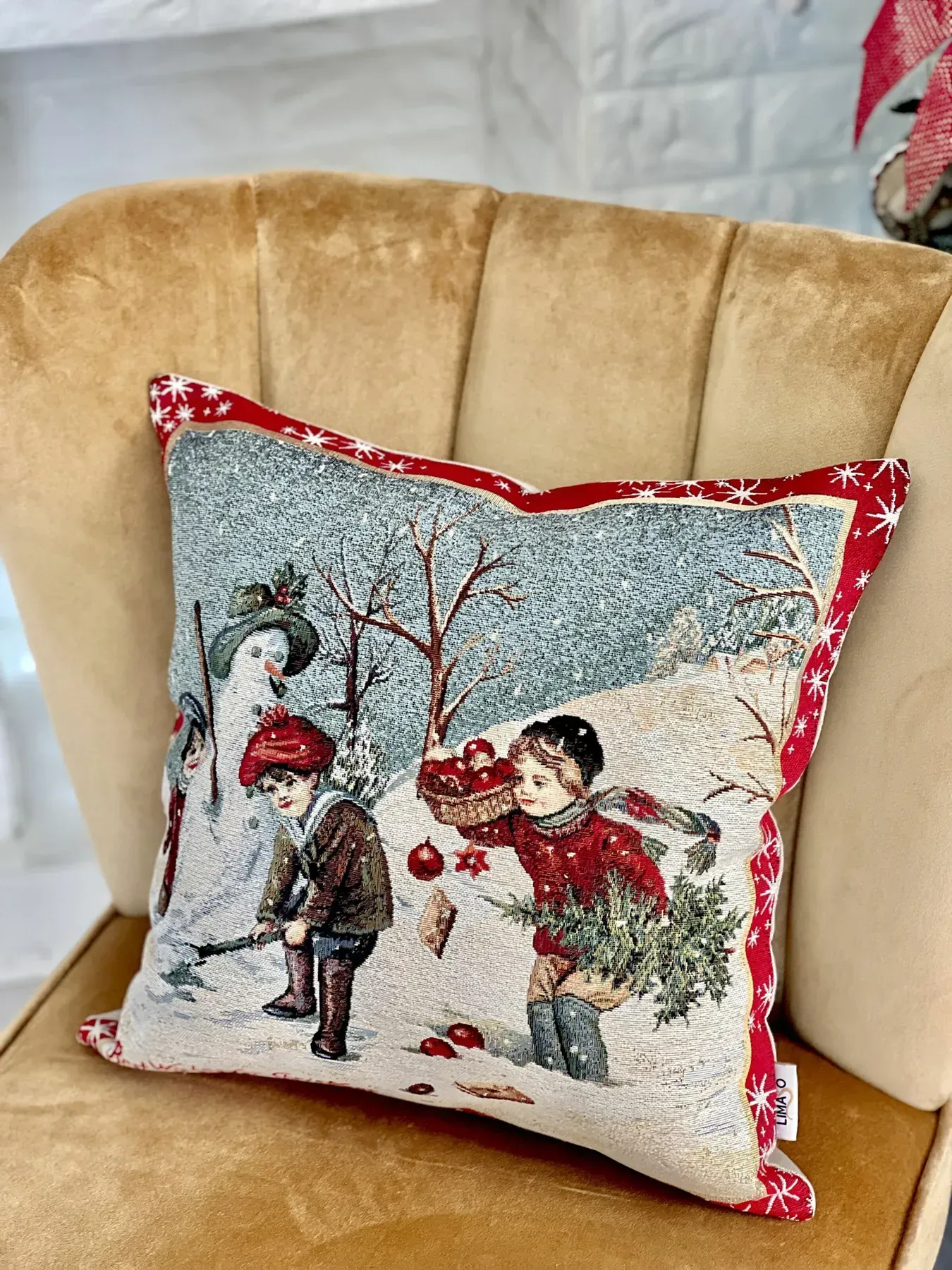 Наволочка гобеленова одностороння COLUMPIO BORDE-NV1 Limaso