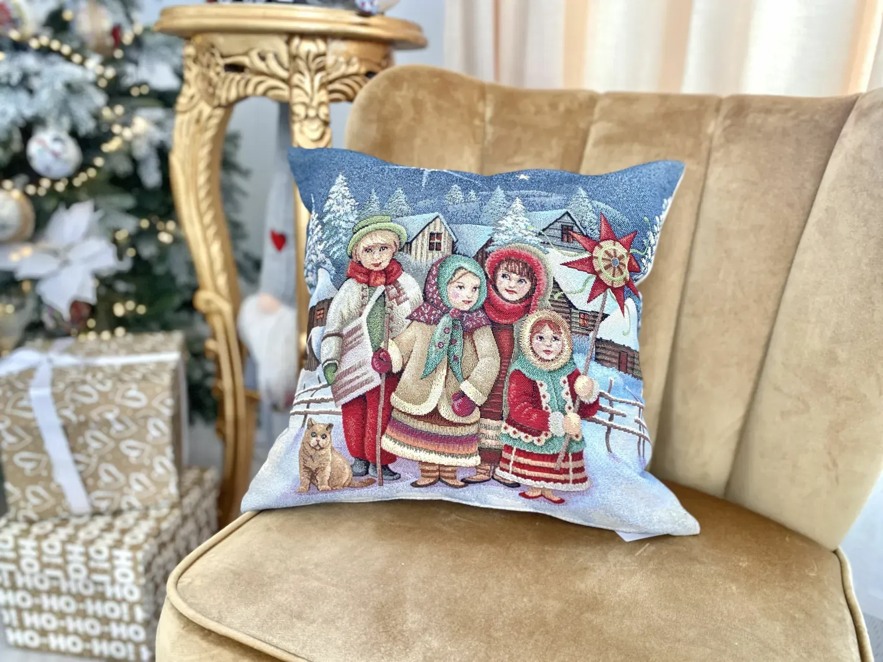 Наволочка гобеленова одностороння KISS1160 Limaso