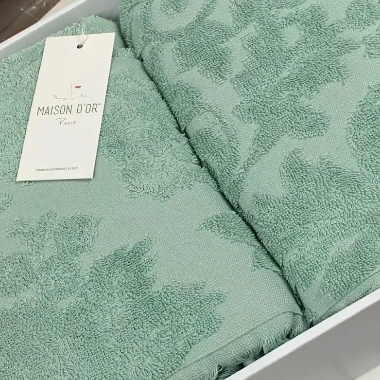 Набір рушників Maison Dor SANDA SAGE 2пр (50х100+85х150) см