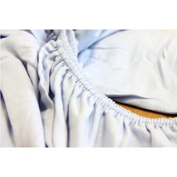 Простирадло на рез.трикотажне LH Jersey Premium 180*200+25 блакитний