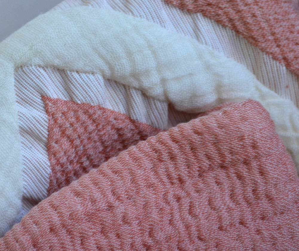 Турецьке муслинове покривало Saheser Sonia 240х260 із наволочками 50х70 Kiremit