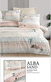 Постільна білизна Altinbasak Alba sand ранфорс євро