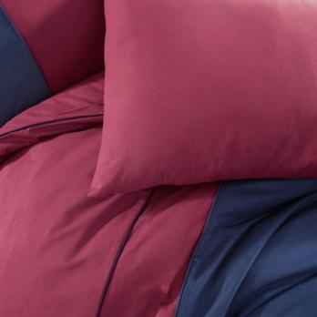 Постільна білизна Altinbasak Lacivert-bordo ранфорс полуторний 160*220/180*240/50*70-2 100% бабовна