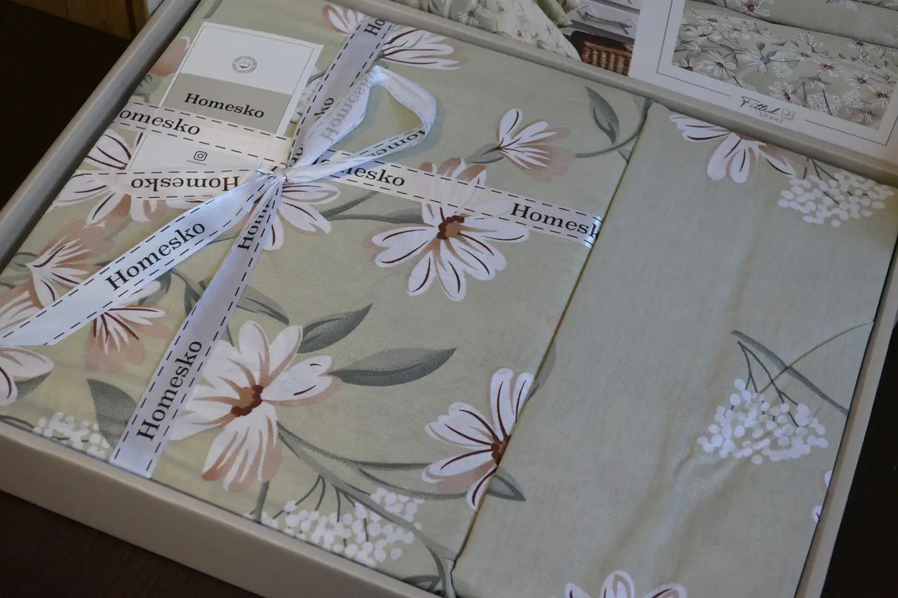 Постільна білизна ALTINBASAK Nevada Mint 200x220/240x260/50x70-2 100% бавовна