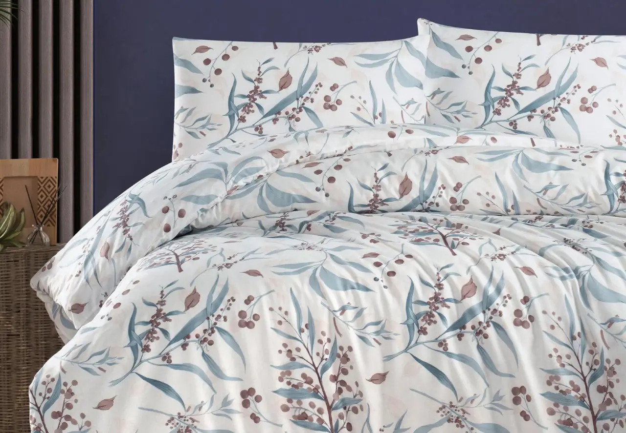 Постільна білизна ALTINBASAK Tegan Mink 200x220/240x260/50x70-2 100% бавовна