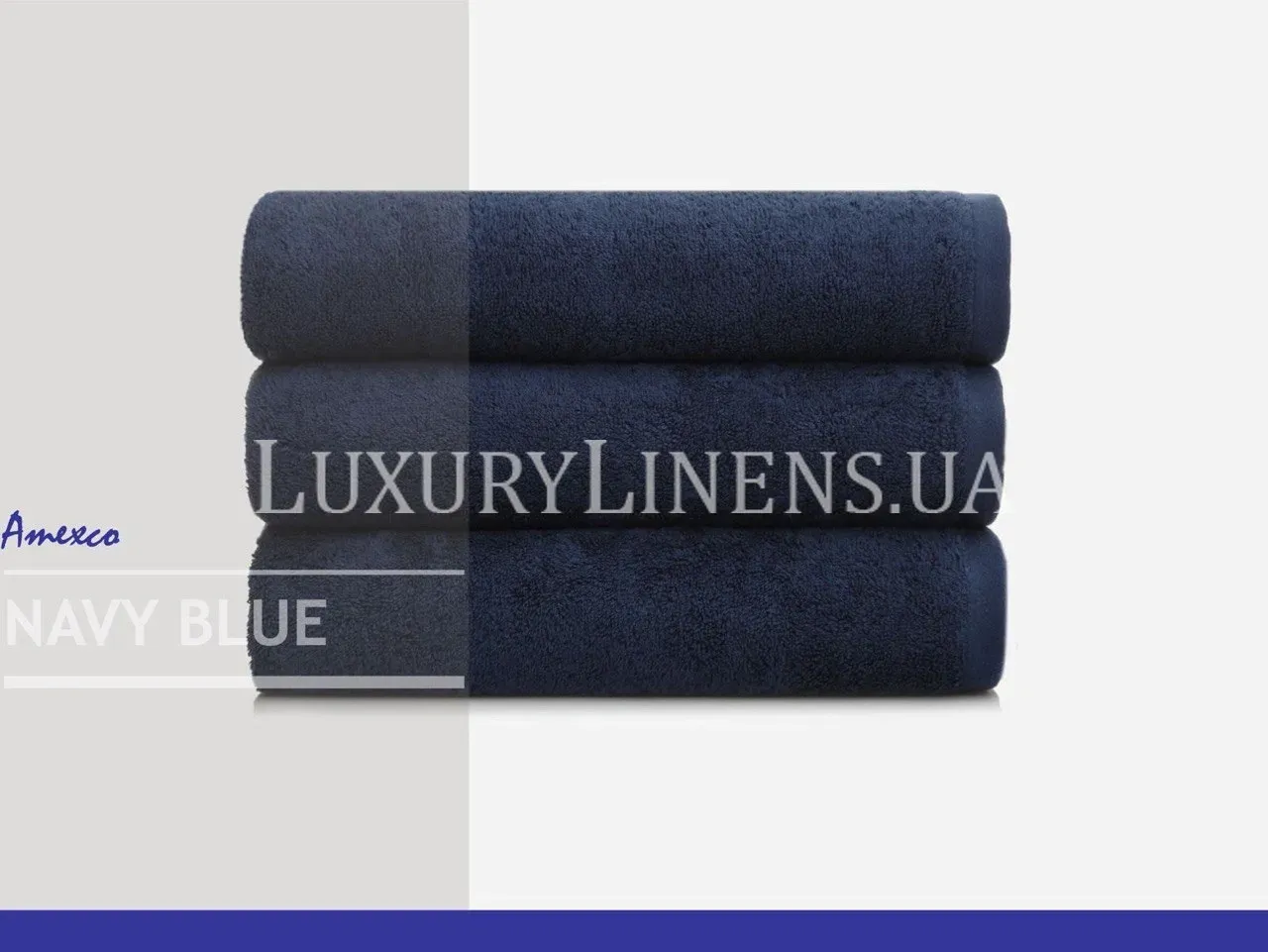 Рушник Amexco синій 550 GR 100% бавовна Пакистан