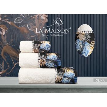Набір із 3-х рушників + парфум для білизни ТМ "La maison" olina