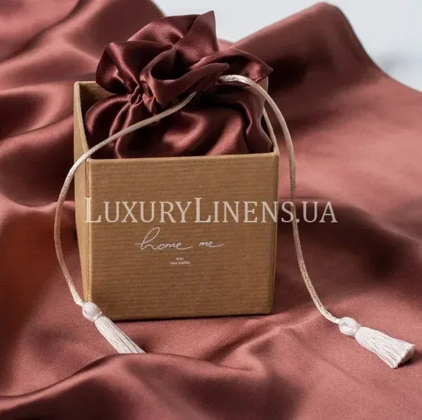 Наволочка шовкова HOME ME 50x70 кольору тірамісу шовк