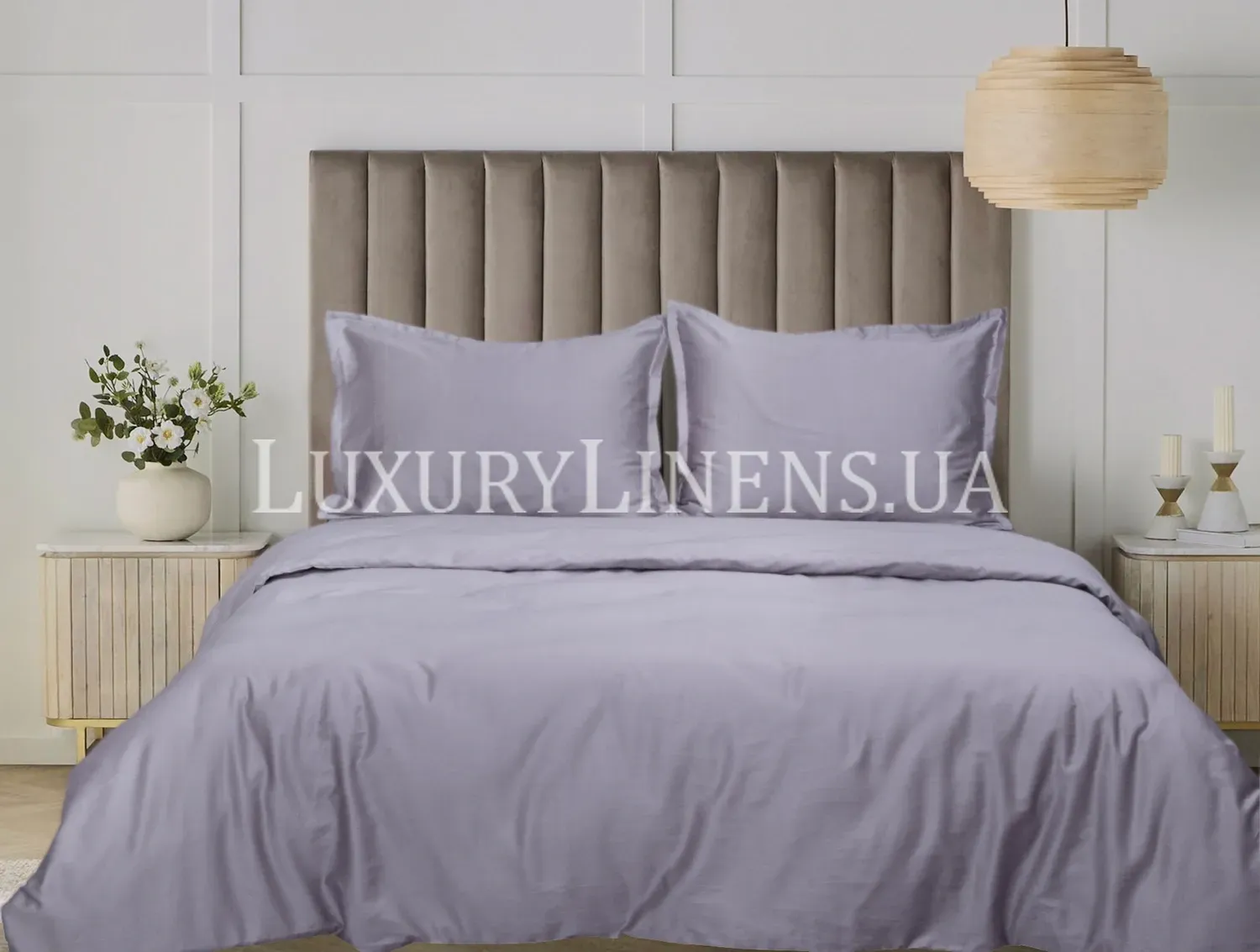 Постільна білизна LUXURY LINENS LAVENDER 100% бавовна