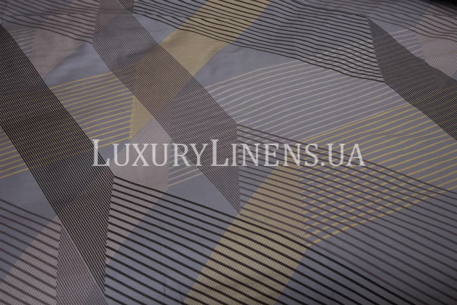 Постільна білизна LUXURY LINENS Fuerza ANTRASIT 100% єгипетська бавовна 500ТС