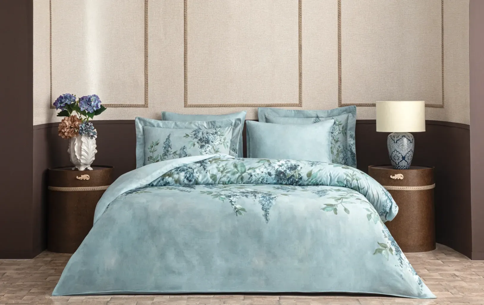 Євро комплект Valeron Jovoy Mavi 400 TC Сатин-Premium