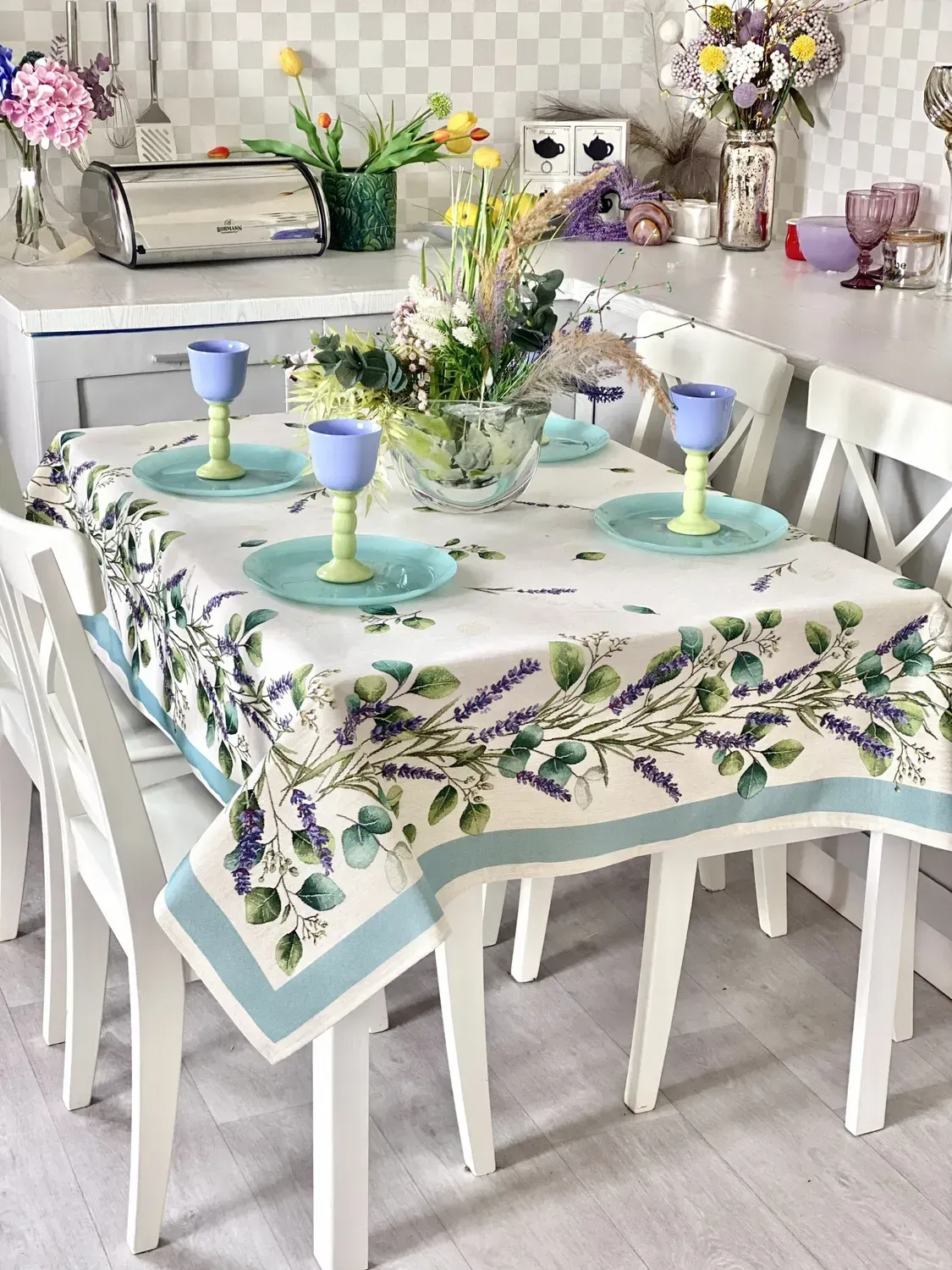 Скатертина гобеленова DENTATA Limaso