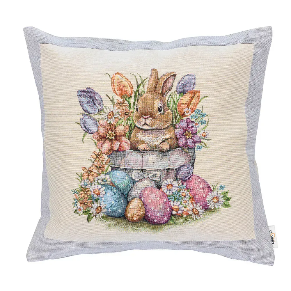 Наволочка гобеленова одностороння KISS1289GR Limaso