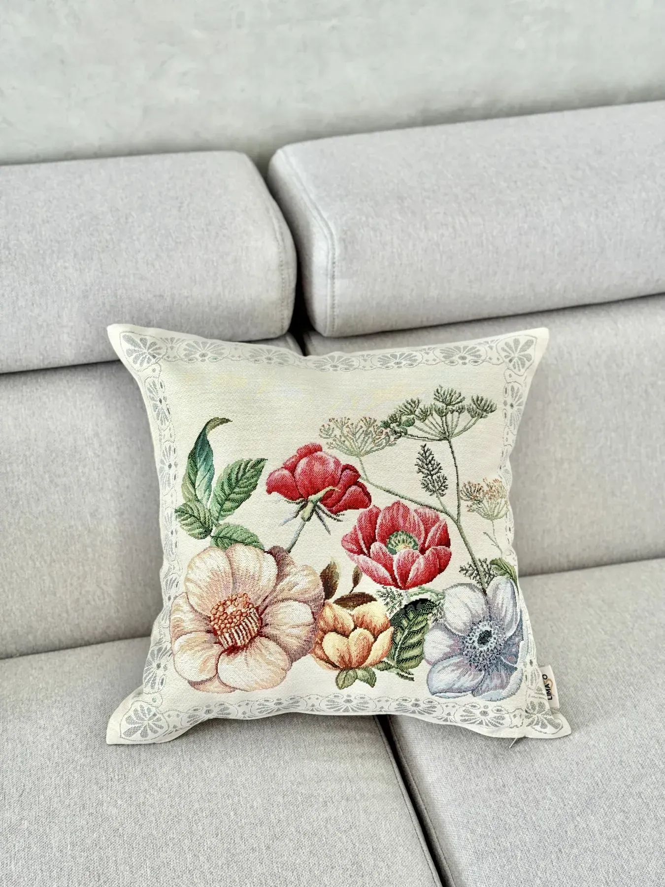 Наволочка гобеленова одностороння MANDALAS FLOWERS CO2-NV Limaso