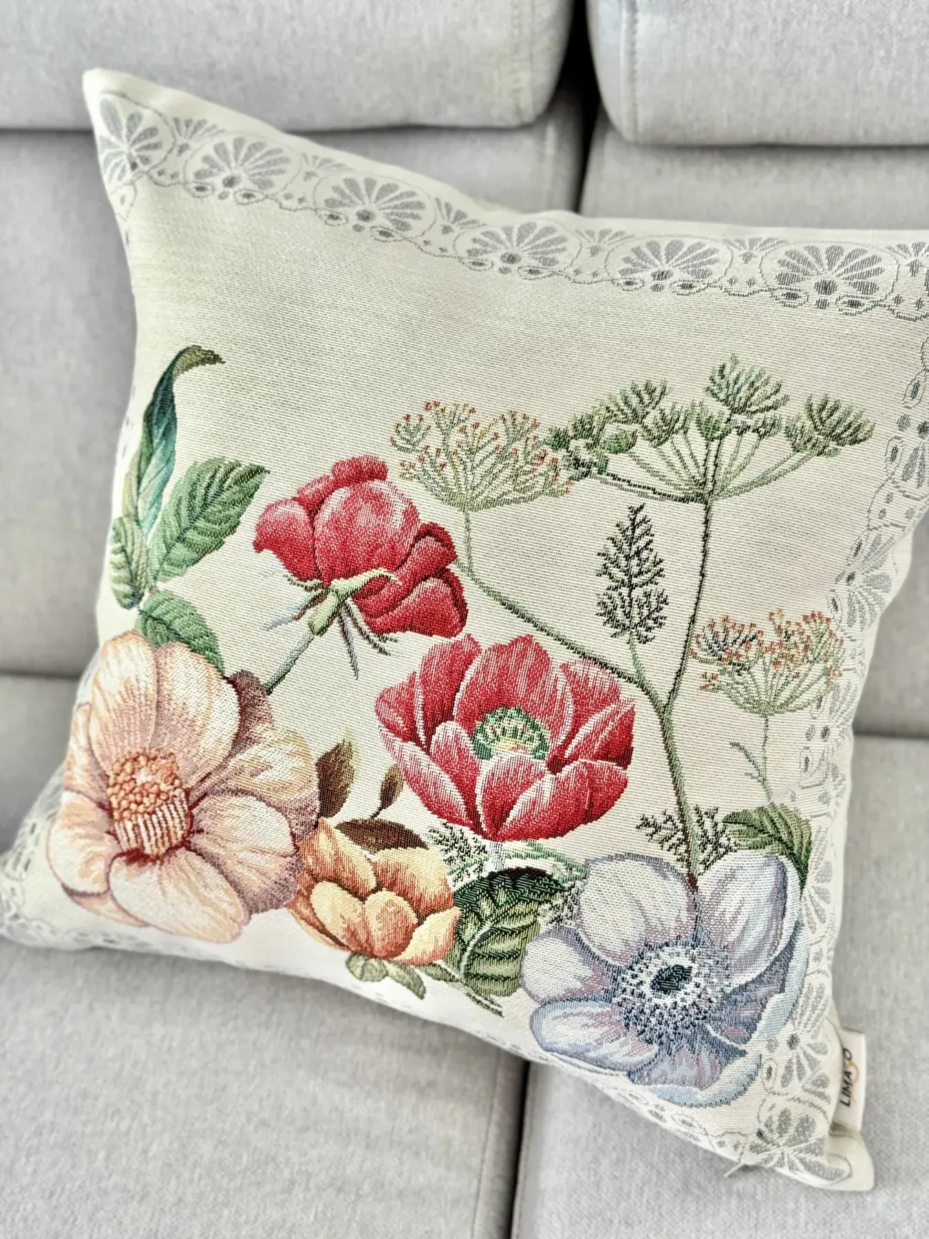 Наволочка гобеленова одностороння MANDALAS FLOWERS CO2-NV Limaso