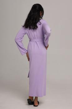 Довгий жіночий халат із мікромодала