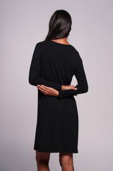 Жіноча сорочка із мікромодала з довгим рукавом