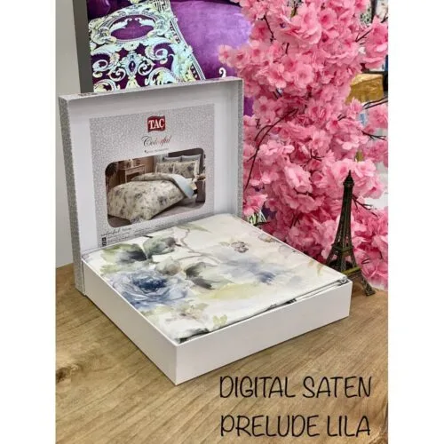 Постільна білизна TAC Prelude 160*220/180*260/50*70-2 LILA 100% бабовна, арт. 60253057j (шт)