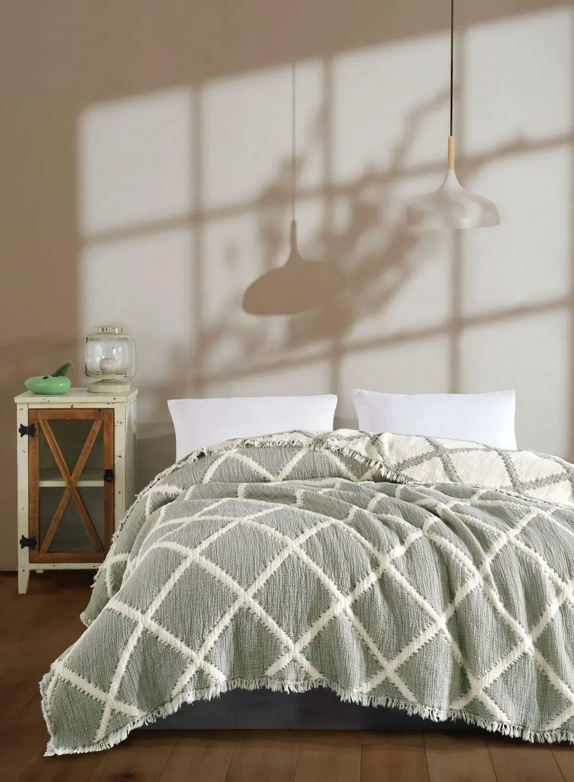 Покривало муслінове Saheser Armonia haki 230х250 см