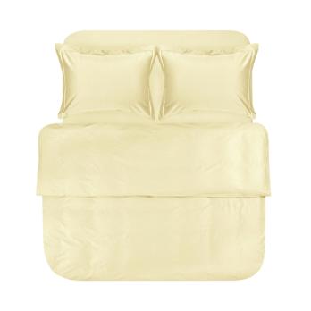 Постільна білизна сатин Lotus Home - Dakota Modern масляно-жовтий