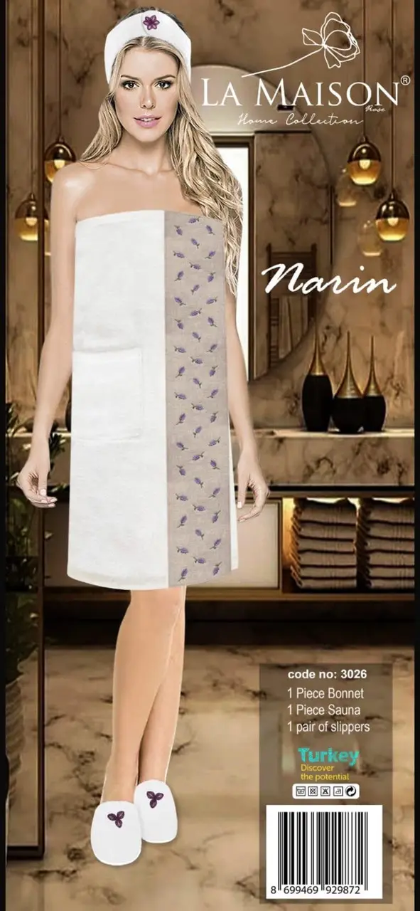 Набір для сауни та бані жіночий 3 предмети La Maison Туреччина