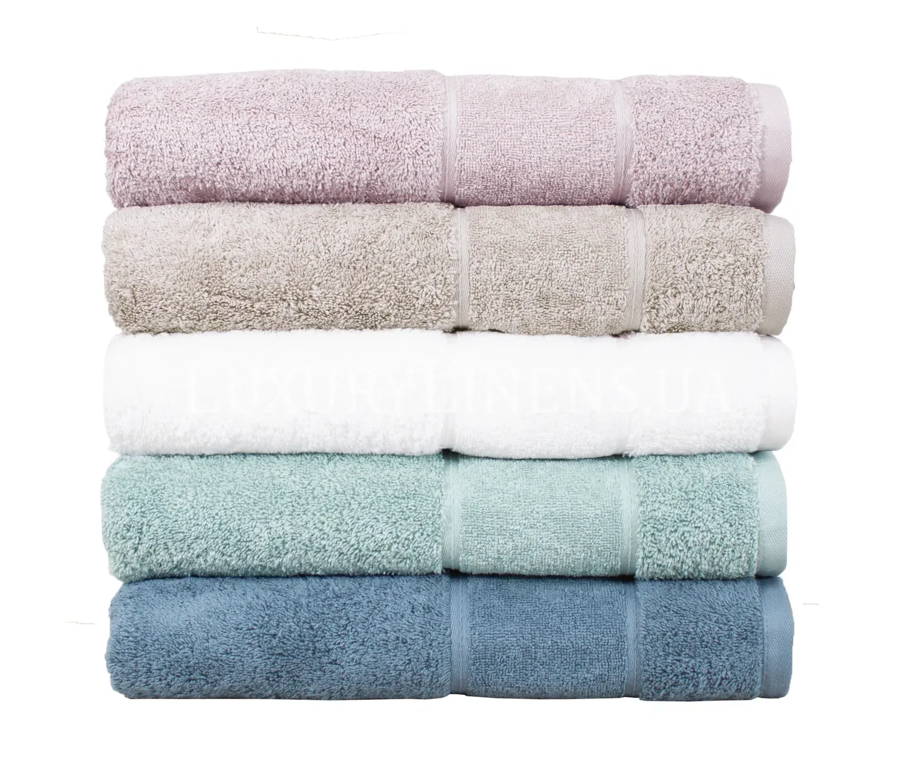 Рушник LUXURY LINENS Basic Line White, Білий