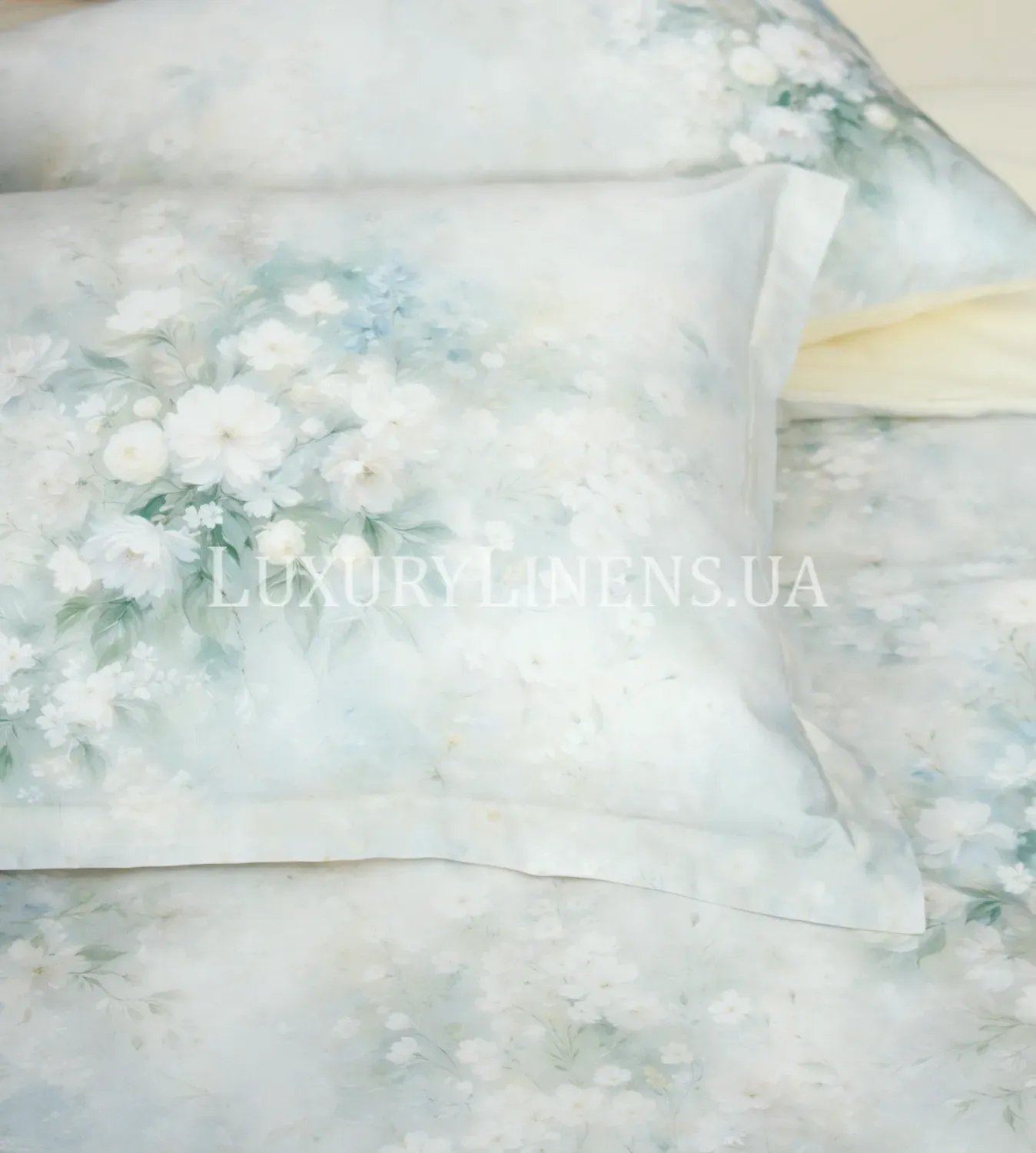 Постільна білизна LUXURY LINENS Laurette IVORY 100%єгипетська бавовна