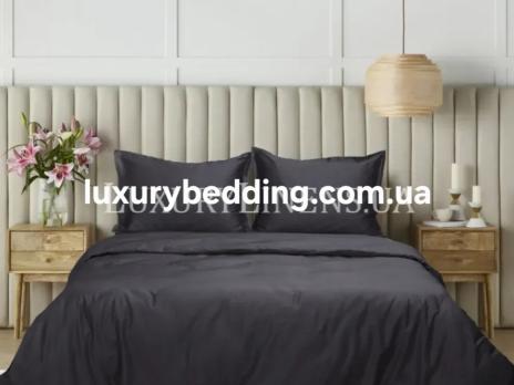 Наволочка Luxury Linens набір Black 50*70-2. 100% бавовна