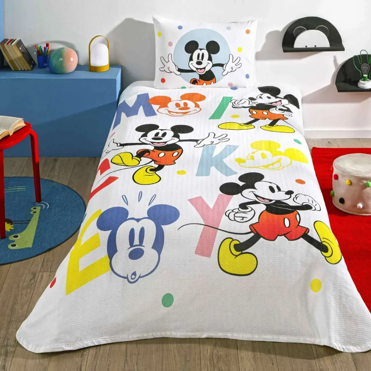 Pike постільна білизна Disney - Mickey Mouse Happy